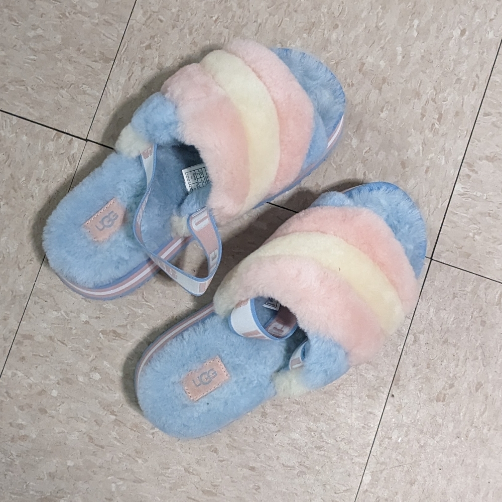 Ugg Pride Disco Stripe Slide Sandal